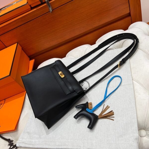 CK89 Noir Kelly Danse Swift Leather GHW Hardware All Handmade