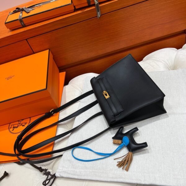 CK89 Noir Kelly Danse Swift Leather GHW Hardware All Handmade