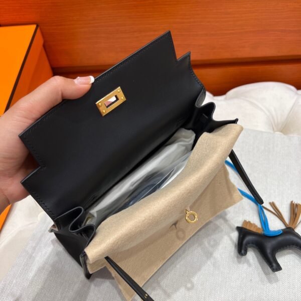 CK89 Noir Kelly Danse Swift Leather GHW Hardware All Handmade