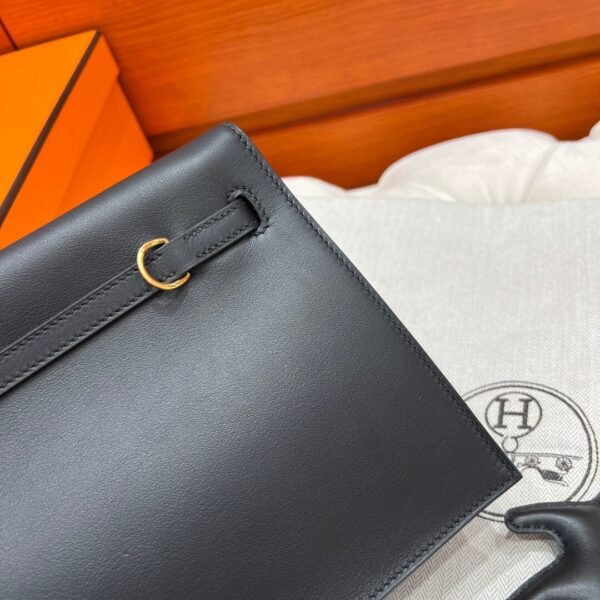 CK89 Noir Kelly Danse Swift Leather GHW Hardware All Handmade