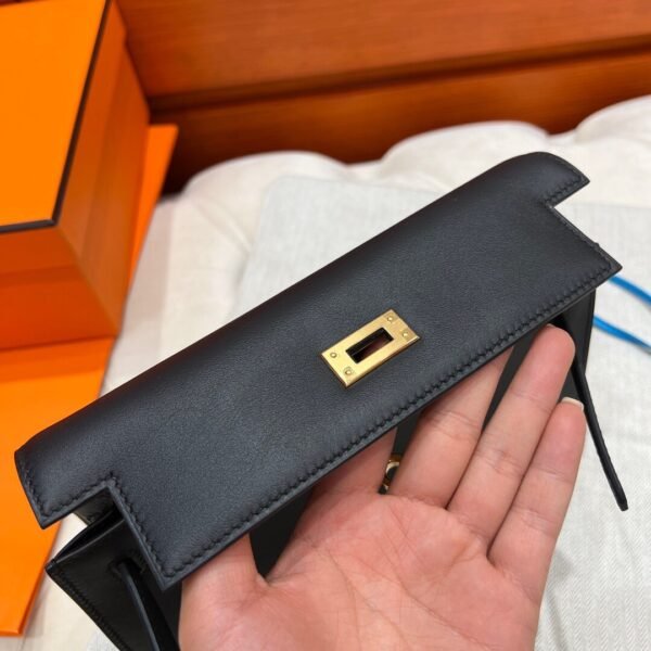 CK89 Noir Kelly Danse Swift Leather GHW Hardware All Handmade