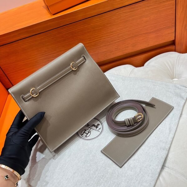 CK18 Etoupe Kelly Danse 22CM Evercolor Leather GHW Hardware