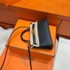 CK89 Black Mini Kelly 19CM Bag Epsom Leather Gold Hardware Dubai UAE