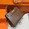 CK18 Etoupe Kelly 32CM Box Leather Gold Hardware Top Quality Hermes Factory