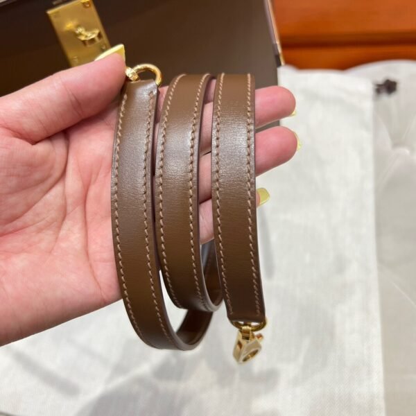 CK18 Etoupe Kelly 32CM Box Leather Gold Hardware Top Quality Hermes Factory
