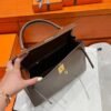 CK18 Etoupe Kelly 32CM Box Leather Gold Hardware Top Quality Hermes Factory
