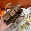 0M Chai Hermes Birkin 25CM Bag Togo Leather Gold Hardware Full Handmade