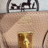 0M Chai Hermes Birkin 25CM Bag Togo Leather Gold Hardware Full Handmade