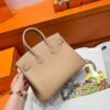 0M Chai Hermes Birkin 25CM Bag Togo Leather Gold Hardware Full Handmade
