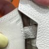 CK10 Craie Hermes Birkin 25CM Bag Togo Leather Silver Hardware Full Handmade