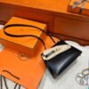 CK89 Noir Hermes Kelly Desordre 20 Box Leather Gold Hardware Full Handmade Top Quality