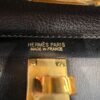 CK89 Noir Hermes Kelly Desordre 20 Box Leather Gold Hardware Full Handmade Top Quality