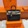 CK89 Noir Hermes Birkin 25CM Bag Togo Leather Gold Hardware All Handmade
