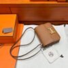 CK37 Gold Hermes Constance 19CM Miroir Bag Epsom Leather Gold Hardware
