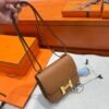CK37 Gold Hermes Constance 19CM Miroir Bag Epsom Leather Gold Hardware