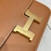 CK37 Gold Hermes Constance 19CM Miroir Bag Epsom Leather Gold Hardware