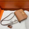 CK37 Gold Hermes Constance 19CM Miroir Bag Epsom Leather Gold Hardware