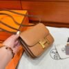 CK37 Gold Hermes Constance 19CM Miroir Bag Epsom Leather Gold Hardware
