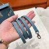 75 Blue Jean Hermes Mini Kelly 19CM Epsom Leather Gold Hardware All Handmade