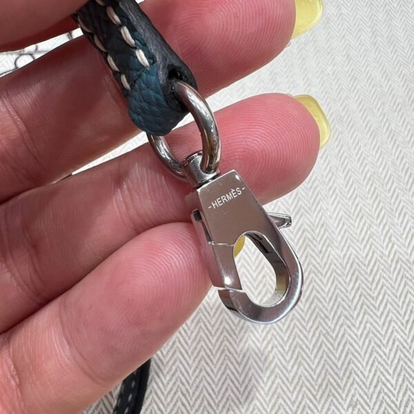 75 Blue Jean Hermes Mini Kelly 19CM Epsom Leather Gold Hardware All Handmade