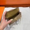 4B Biscuit Hermes Mini Kelly 19CM Chever Leather Gold Hardware All Handmade