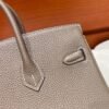18 Etoupe Birkin 25CM Togo Leather Gold Hardware Full Handmade