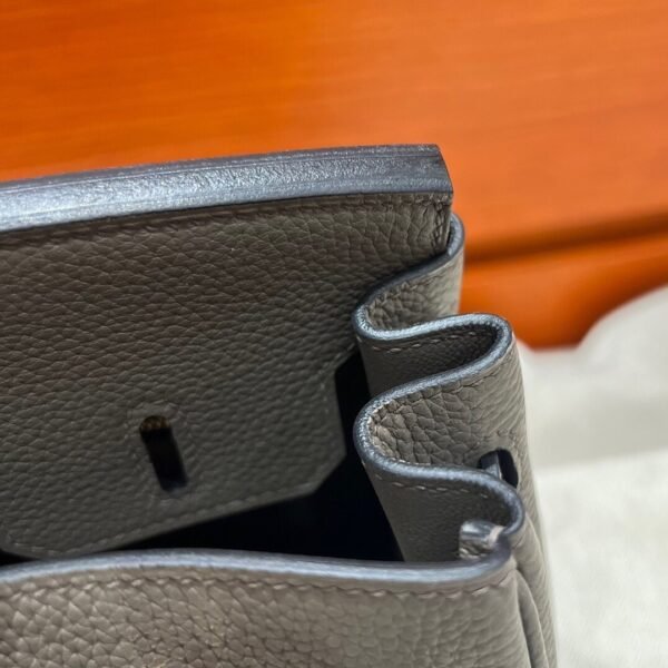 8F Etain Birkin 25CM Togo Leather Gold Hardware Full Handmade