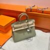 Q1 Sauge Biekin 25CM Togo Leather Silver Hardware Full Handmade