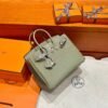Q1 Sauge Biekin 25CM Togo Leather Silver Hardware Full Handmade