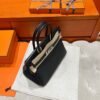 CK89 Black Birkin 30CM Togo Leather Silver Hardware Full Handmade