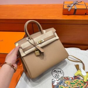 OM Chai Birkin 25CM Togo Leather Gold Hardware Full Handmade