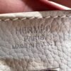10 Craie Birkin 25CM Togo Leather Silver Hardware Full Handmade