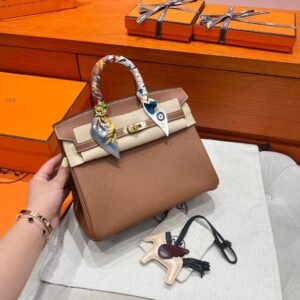 CK37 Gold Birkin 25CM Togo Leather Gold Hardware Full Handmade