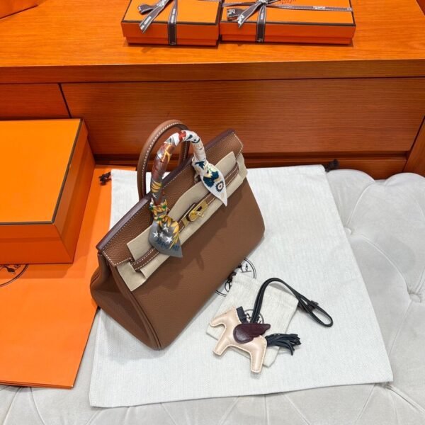 CK37 Gold Birkin 25CM Togo Leather Gold Hardware Full Handmade