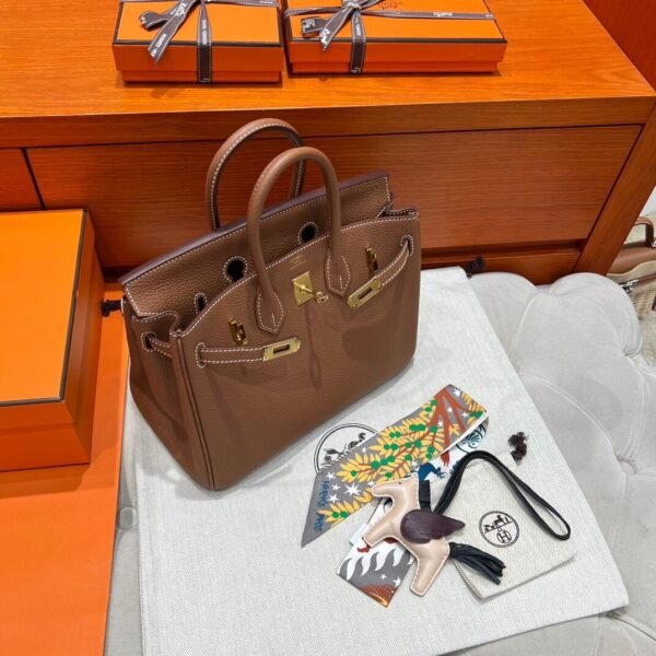 CK37 Gold Birkin 25CM Togo Leather Gold Hardware Full Handmade