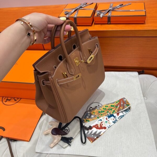 CK37 Gold Birkin 25CM Togo Leather Gold Hardware Full Handmade