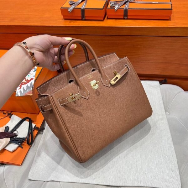CK37 Gold Birkin 25CM Togo Leather Gold Hardware Full Handmade