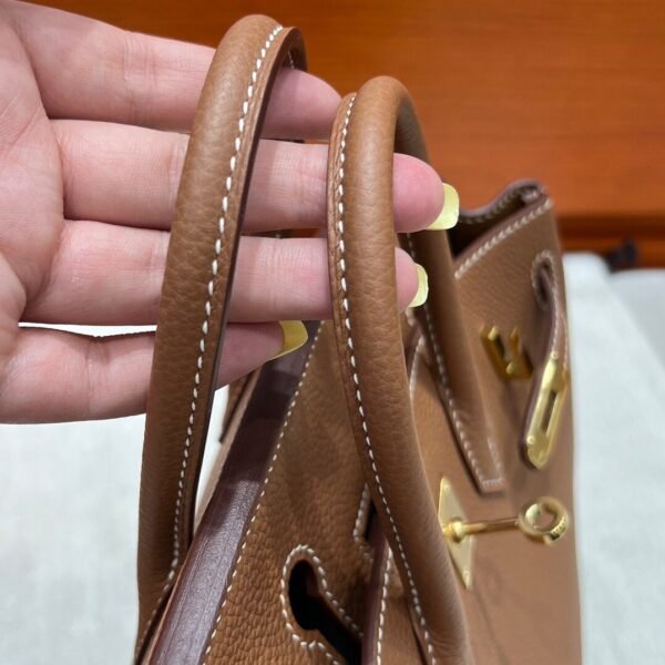 CK37 Gold Birkin 25CM Togo Leather Gold Hardware Full Handmade