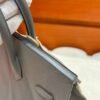 0lGris Meyer Birkin 25CM Epsom Leather Silver Hardware Full Handmade