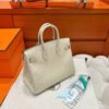 3C Parchemin Birkin 25CM Ostrich Leather Gold Hardware Full Handmade