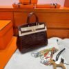 CC33 Birkin 25CM Matte Crocodile Leather Gold Hardware Full Handmade