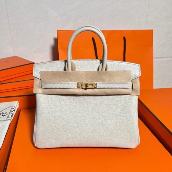 8L Beton Birkin 25CN Togo Leather Gold Hardware Full Handmade