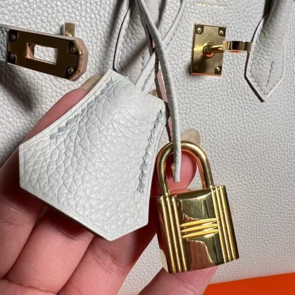 8L Beton Birkin 25CN Togo Leather Gold Hardware Full Handmade