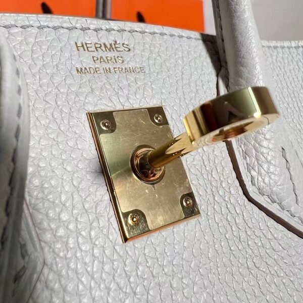 8L Beton Birkin 25CN Togo Leather Gold Hardware Full Handmade