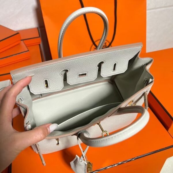 8L Beton Birkin 25CN Togo Leather Gold Hardware Full Handmade