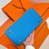 B3 Blue Zanzibar Birkin 30CM Togo Leather Gold Hardware Full Handmade