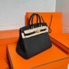 CK89 Black Birkin 25CM Togo / Shiny Crocodile Leather Gold Hardware Full Handmade