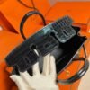 CK89 Black Birkin 25CM Togo / Shiny Crocodile Leather Gold Hardware Full Handmade