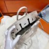 01 Himalayas Birkin 25CM Matte Crocodile Leather Silver Hardware Full Handmade