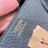 88 Graphite Birkin 30CM Togo Leather Rose Gold Hardware Full Handmade